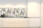DIMEX ART Fototapet pentru bucătărie - model floral de design 180 x 60 cm