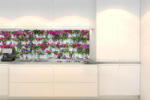 DIMEX ART Fototapet pentru bucătărie - flori în cutii 180 x 60 cm