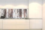 DIMEX ART Fototapet pentru bucătărie - scânduri de lemn uzate 180 x 60 cm