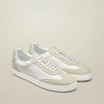 Charles Tyrwhitt Leather & Suede Sneakers - White - 41 (P57903)