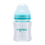U-GROW Biberon de sticla 120 ml+2 tetine extra (UG0-04BS120) - vexio
