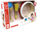 Hape Jucarie din lemn - Set de percutie junior (E0615A) - delphionline Instrument muzical de jucarie