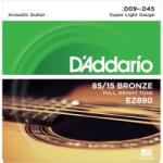 D'Addario EZ-890 akusztikus gitár húr (super light)