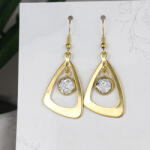 csucsajandek Nemesacél Druzy fülbevaló-ezüst (CSW329447)