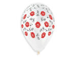  Csók Red léggömb, lufi 5 db-os 13 inch (33cm) (MLG340600) - csucsajandek