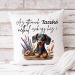 csucsajandek Tacskó párnahuzat - bármilyen névvel (CSW685089)