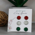 csucsajandek Druzy fülbevaló szett - Magyaros (CSW624905)