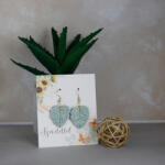 csucsajandek Gyurma fülbevaló-levél (CSW419032)