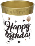  Happy Birthday Milestone micro prémium műanyag pohár 250 ml (PNN96258) - csucsajandek