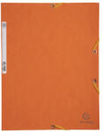 Exacompta Gumis mappa karton prespán A/4 Exacompta narancssárga - vegyesbolt
