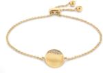 Calvin Klein Brățară decentă cu cristal placată cu aur 35000135