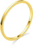 MOISS Inel Minimalist placat cu aur R0001984 48 mm