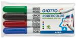 GIOTTO Robercolor szárazon törölhető táblafilc, négy színű készlet (413300)