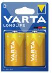 VARTA longlife tartós elem, d, lr20, 1.5v, alkáli, 2db/csomag (4120101422)