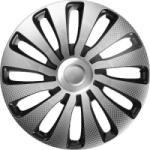 Jacky Auto 16'-os Sepang Carbon dísztárcsa szett ezüst-fekete (4db) (JACKY16132 / JACKY16332) (JACKY16332)
