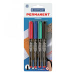 Centropen Alkoholos marker készlet, 1mm, M, 2846 bliszteres, 4 különböző szín (628460404) (628460404) - aqua