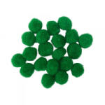 Junior Kreatív pompom, zöld, 20mm, 20 db/csomag (137462) (137462)