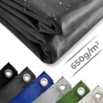 Jago Prelata 650 g/m2, ochiuri de aluminiu, antracit, 5 x 7 (WP00809)