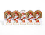 Lindt Santa Claus mini mikulás tejcsokoládé figura (5x10g) - 50g