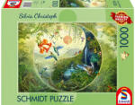 Schmidt Spiele 1000 db-os puzzle - Yin & Yang - In the forest of hummingbirds, Silvia Christoph (58595) (58595)