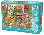 Cobble Hill 350 db-os Family puzzle - Catching Santa (47023) (47023)