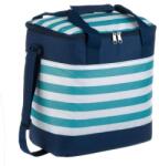 Welora Élelmiszertasak, 15L, 28x18x30cm, türkizkék csíkos, csíkokkal (JM1194241)