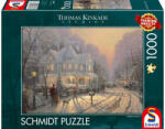 Schmidt Spiele 1000 db-os puzzle - A Holiday Gathering, Thomas Kinkade (58627) (58627)