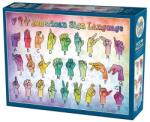 Cobble Hill 500 db-os puzzle - American Sign Language (45110) (45110)