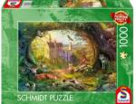Schmidt Spiele 1000 db-os puzzle - Fairy tale castle and forest magic (58878) (58878)