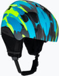 Alpina Pizi gyermek síbukósisak neon kék/zöld gloss