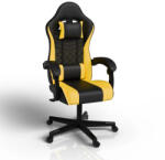 Juskys HyperSeat irodai szék - fekete/sárga (301804)