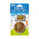 Junior Kreatív csillám + konfetti szett, arany, bliszteren (137890) (137890)