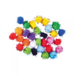 Junior Kreatív csillámos pompom, vegyes, 15 mm, 30 db/csomag (137471) (137471)