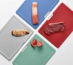 Joseph Joseph Folio4 Large 60215 Vágódeszka szett + tartó, 34×24 cm, Silver / Coast (60215)