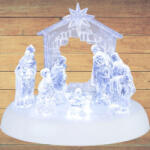 MagicHome MagicHome karácsonyi dekoráció, Betlehem, 7 LED, akril, 19, 5 x 14 x 17, 5 cm