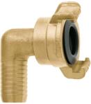 GEKA Cupla de furtun GEKA plus 2000, cotita 90°, 1", 25" mm, NW 21 mm, max. 40 bar, din alama, GEKA (07.0014.9) - bricolaj-mag