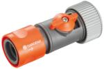 GARDENA Conector pentru furtun cu supapa de control 00943-50, pentru furtun 16-19mm(5/8"-3/4"), GARDENA (00943-50) - bricolaj-mag