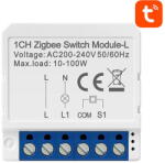 Avatto Comutator incastrat Smart ZigBee 3.0, 39x39x19 mm, Alb (30874) - 24mag