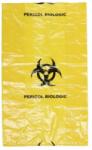  Saci LDPE Galbeni PERICOL BIOLOGIC, 700 x 1080 mm, 120L 0638-25