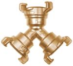 GEKA Piesa de ramificatie GEKA, cu racord de cuplare, pentru furtun de la 3/8" pana la 1.1/2", din alama, GEKA (33.3342.9) - bricolaj-mag