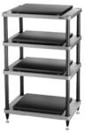 Solidsteel S5 Series Advanced Hi-Fi Audio Rack Silver/Black S5-3