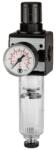 RIEGLER Regulator de presiune, multifix, recipient de PC, manometru, G3/8", 1500 l/min, DN10, RIEGLER (C12-K10-HA) - bricolaj-mag