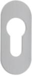 edi Rozeta ovala Ares 0817/3, aluminiu, argintie, slot pentru cheie, pentru usi profilate, grosime 2.5mm, EDI (817300301)
