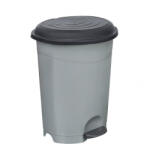 PLANET Pedálos szemetes kuka, műanyag, ECO antracit, kivehető kosárral, 12L (DA503XSZADUP126P)