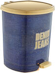 Özer Plastik Műanyag pedálos szemetes, kék/arany mintás DENIM 11L (DA503XSZADD010X60)