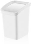 Özer Plastik Műanyag Smart Click billenőfedeles szemetes, fehér 12L (DA503XSZADD088X24)
