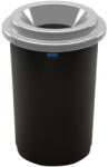 Plafor ECO kerek, henger szemetes 50L fekete színű, ezüst tetővel (DA503XSZADPL650-05)