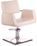  Állítható magasságú Fodrászszék, Krémszínű