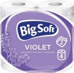 Big Soft toalettpapír lila, 2 rétegű, 4 db (700051)