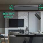 ProCart Lampa bactericida UVC 36W pentru dezinfectare aer, 60mc/h, telecomanda, montare perete